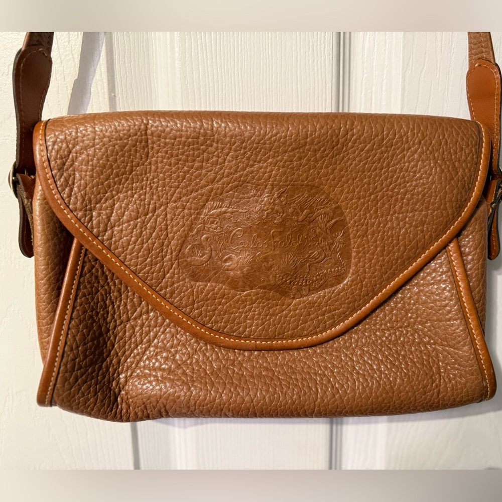 Vintage Carlos Falchi leather crossbody bag - Picture 2 of 14